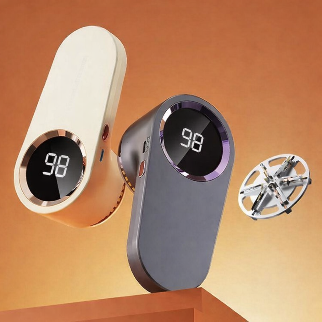 TextilRevive™ - Eliminador Eléctrico de Pelusas con Pantalla Digital